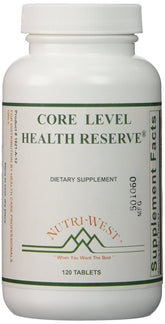 Nutri-West Reserva de Salud Nivel Central, botella visible, ideal para uso diario