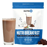 Nutri11 NutriBreakfast pote chocolate, energía cetogénica para el desayuno.