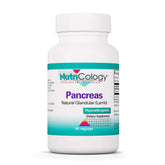 Nutricology Pancreas de cordero, botella lista para apoyo digestivo diario.