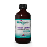 Nutricology Selenium Solution: botella de 8 oz para apoyo tiroideo y antioxidantes