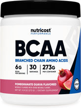 Nutricost BCAA polvo granada-guayaba, ideal para entrenamientos intensos