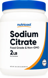 Nutricost Citrato de Sodio en Polvo: emulsificador para quesos cremosos.