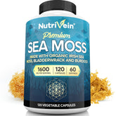 Nutrivein musgo mar orgánico 1600mg cápsulas: apoyo nutricional diario.