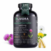 NutriZenis LIVORA: cápsulas vegetarianas en frasco para la rutina diaria.