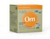 OM Mushroom Superfood Matcha Latte sobres para consumo rápido y enfoque sostenido.