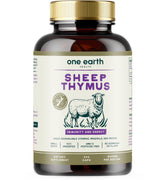 One Earth Health timo envase frontal con etiqueta clara de ingredientes.