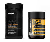 ONNIT Alpha Brain, cápsulas en envase de 30 unidades para enfoque diario