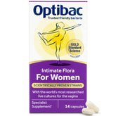 OptiBac para Mujeres: botella del suplemento para uso diario.