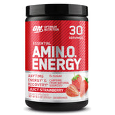 Amino Energy de Optimum Nutrition sabor Fresa Jugosa para energía y recuperación