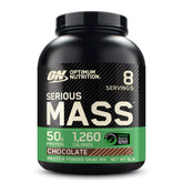 Optimum Nutrition Serious Mass en lata chocolate, fuente de calorías para ganancia de masa muscular