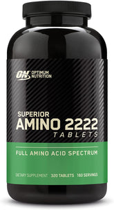 Botella de Optimum Nutrition Superior Amino 2222 para apoyo diario de aminoácidos