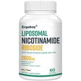 Orgabay nicotinamida ribósido liposomales, botella para mejor absorción diaria.