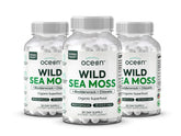 Organics Ocean cápsulas de musgo de mar salvaje para hidratación y minerales