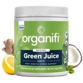 Organifi Green Juice polvo-superalimentos energiza tus mañanas de forma natural.