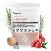 Organixx colageno limpio en polvo, bote, favorece hidratacion de la piel