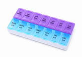 Organizador-pastillas 7-dias AM-PM frente: control de dosis diario