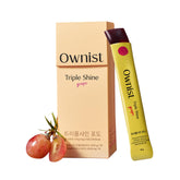 Ownist Triple Shine Uva Jelly en-camino, paquetes prácticos para cuidado diario de la piel