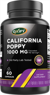 Oxify California Poppy cápsulas: complemento práctico para la rutina diaria.