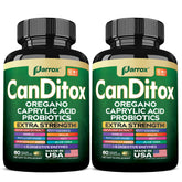 Parrox Canditox cápsulas: botella para uso diario y rutina cómoda