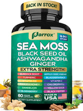 Parrox musgo de mar en cápsulas, apoyo diario para la energía natural.