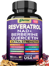Parrox Resveratrol: botella frontal, etiqueta clara para decisión informada