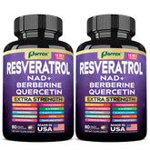 Parrox Resveratrol cápsulas equilibrio diario para apoyo antioxidante