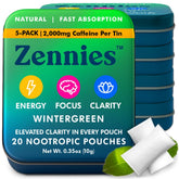 Parrox Zennies: bolsita cafeína nootrópico, uso discreto bajo el labio