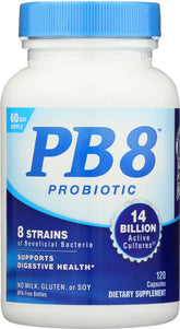 PB8 Probiotico en cápsulas, pack de 2, uso diario