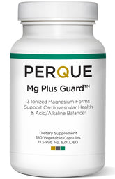 PERQUE Mg Plus Guard, bote de cápsulas, apoyo diario para músculos.