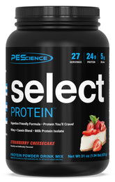PEScience Select Protein batido fresa-queso tras entrenamiento para saciedad