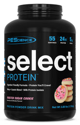 PEScience Select Protein en lata, sabor galleta azucarada, ideal como batido proteico diario