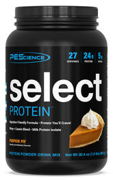 PEScience Select Protein en taza, mezcla cremosa para un batido sabroso y digestible.