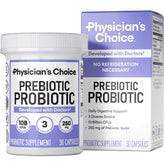 Physician's CHOICE botella, apoyo digestivo diario con prebióticos y probióticos.