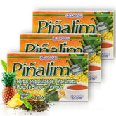 PIÑALIM Te Pinalim GN+Vida Dieta, paquete de 3 cajas para consumo nocturno sin cafeína.