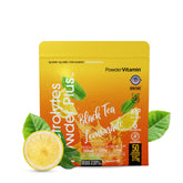 PowderVitamin Electrolytes Powder Plus en envase práctico para viajes y entrenamiento