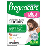 Pregnacare Plus Omega-3: botella para apoyo nutricional durante el embarazo