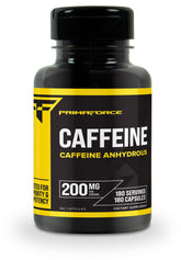 Primaforce Caféina 200 mg: bote de cápsulas, energía sostenida para entrenos