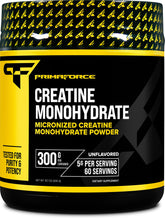 Primaforce Creatina Monohidrato, polvo en bote para entrenamientos intensos