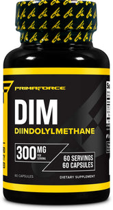 Primaforce DIM 300mg cápsulas en bote para uso diario.