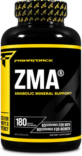 Primaforce ZMA Cápsulas: botella visible para uso diario