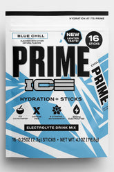 PRIME HYDRATION palitos: sobres abiertos para hidratación rápida en viaje