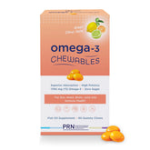 PRN Omega 3 gomitas en caja frontal para salud general