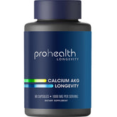 ProHealth Ca AKG en botella, energía diaria para apoyar el día.
