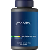 ProHealth Taurato de Magnesio en botella de 180 cápsulas para apoyo cardíaco y cerebral