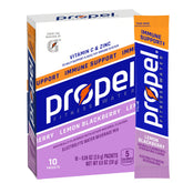Propel Inmunidad en polvo, envase visible, ideal para incorporar en tu rutina diaria.