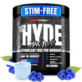 ProSupps Mr. Hyde Max Pump en botella, fórmula sin cafeína para bombas musculares.