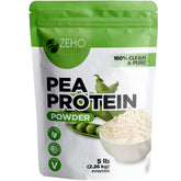 Proteína de guisante aislada en bolsa de 5 libras para almacenamiento práctico y frescura.