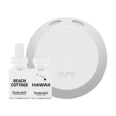 Pura 4: difusor playa-cabaña para ambientación cálida en el hogar.