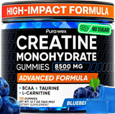 Gominolas PURA WEX con creatina monohidrato para apoyo a la fuerza
