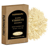 PURANGURU Kashi Vibhuti Powder, polvo de 50 g, aroma fragante para rituales.